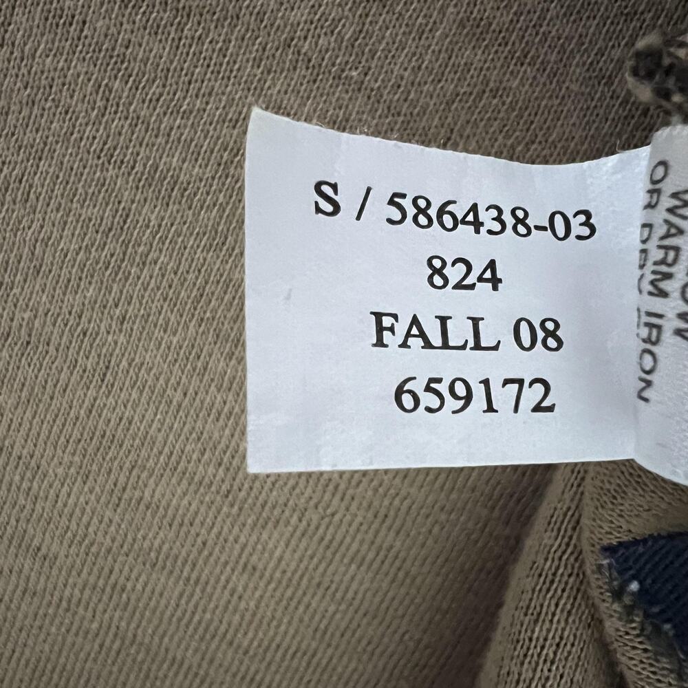 Banana Republic Sweater Mens XL Brown‎ Quarter Zip Pullover Cotton Knit Y2K 2008 - Picture 7 of 12